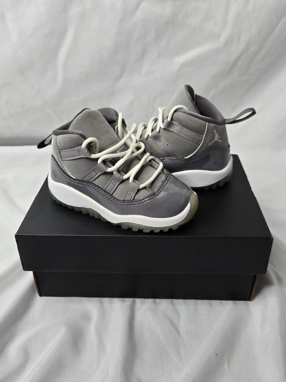 Nike Air Jordan 11 Retro Cool Grey 2021 TD Toddler Size 6C 378040-005 w/ Box